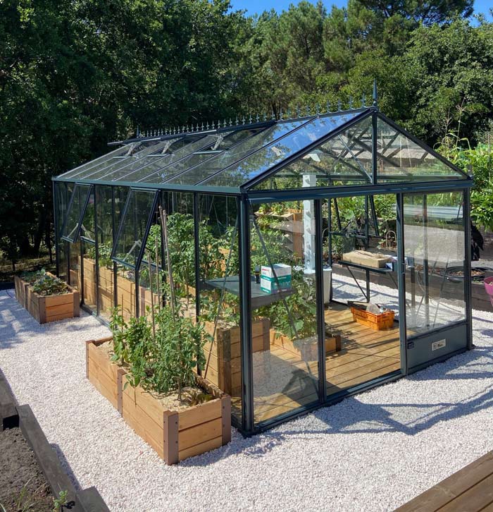 Mur potager installé par les paysagistes Quadra Terra à Guilherand-Granges